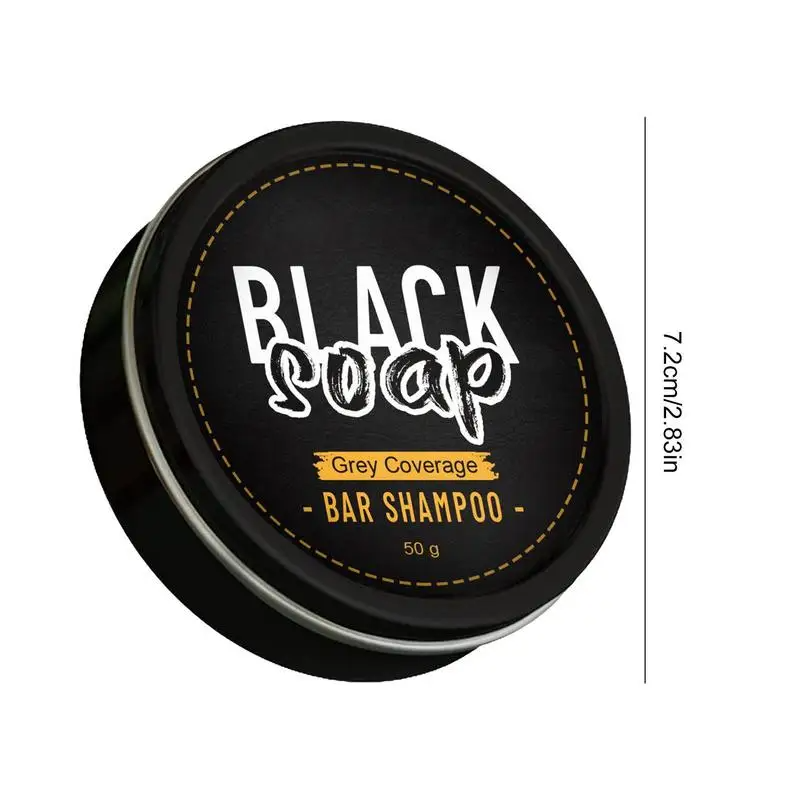 BLACK SOAP™ Shampoo elimina canas